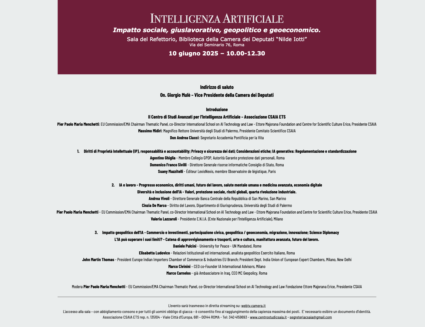 Intelligenza artificiale - Impatto sociale, giuslavorativo, geopolitico e geoeconomico